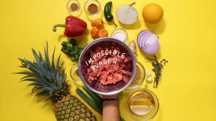 To introduce: The Impossible Foods Cookbook by The Impossible Foods.