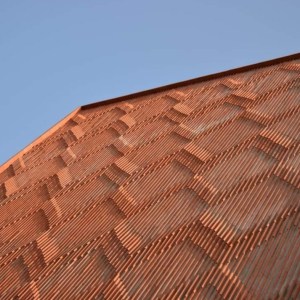 Clay tiles by Manoj Patel Design Studion in Gujarat, India. Image by MPDS.