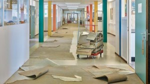 Renoleum process by Christien Meindertsma and Forbo Flooring and team. Image by Christien Meindertsma.
