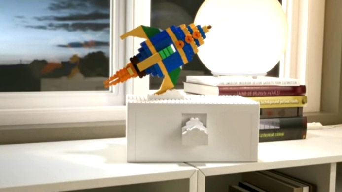 To introduce: IKEA and Lego have collaborated to create Bygglek, storage boxes with LEGO bricks.