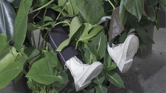 To introduce: Plant-based Virón footwear by Mats Rombaut and Julian Romer. Image by Virón team.