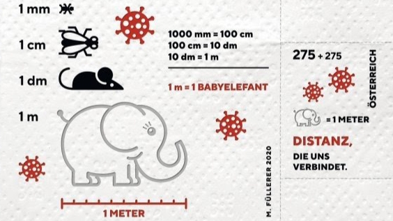 To introduce: Corona Stamp by Österreichisch/Austria Post AG. Image by Reuters/Leonhard Foeger.
