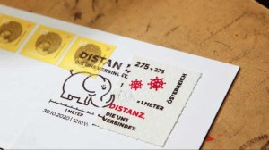 To introduce: Corona Stamp by Österreichisch/Austria Post AG. Image by Leonhard Foeger.