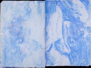 The Sketchbook Project: Transmission Unclassified (a letter to the human race) by Chad A. Carino