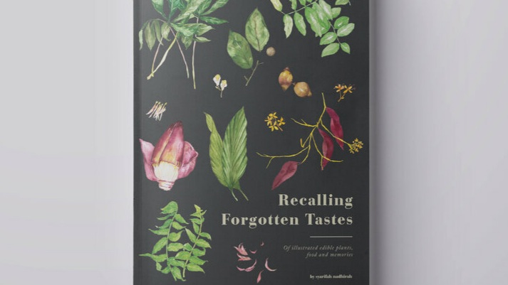 Malaysian artist, designer, and painter named Syarifah Nadhirah, published an illustrated book featuring edible plants in the forest of Peninsular Malaysia. Image by Syarifah Nadhirah.